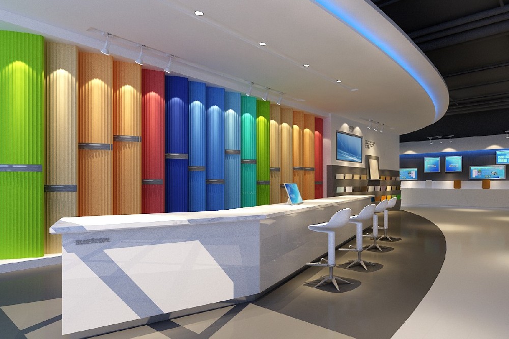 博思格钢铁集团企业展厅设计